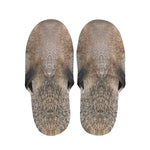 Jungle Wolf Print Slippers