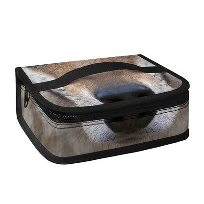 Jungle Wolf Print Small Lunch Bag