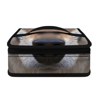 Jungle Wolf Print Small Lunch Bag