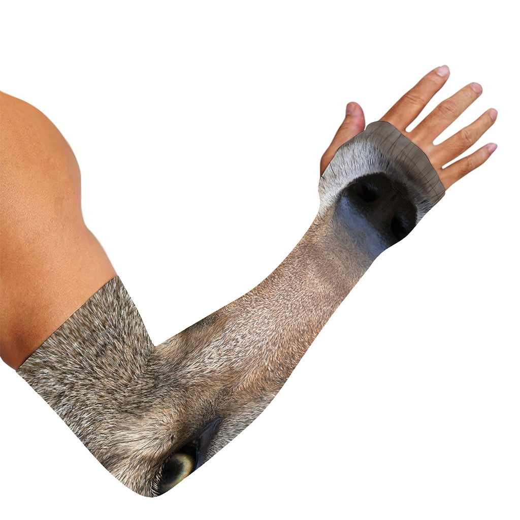 Jungle Wolf Print Sun Protection Arm Sleeves