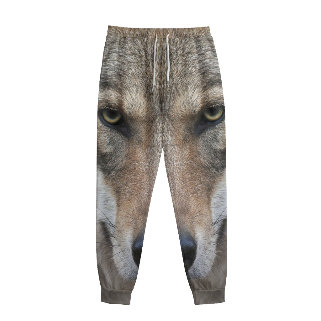 Jungle Wolf Print Sweatpants