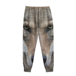Jungle Wolf Print Sweatpants