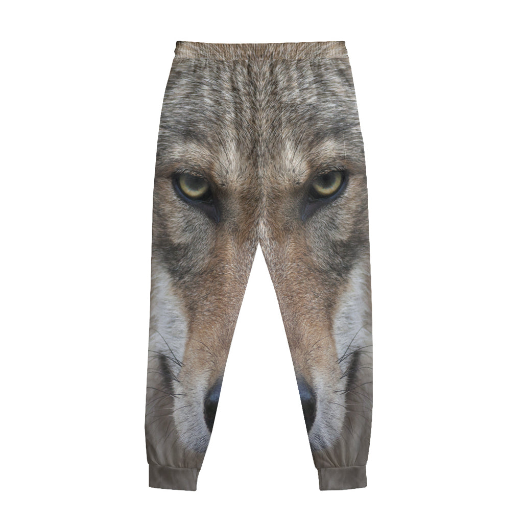 Jungle Wolf Print Sweatpants