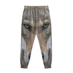 Jungle Wolf Print Sweatpants