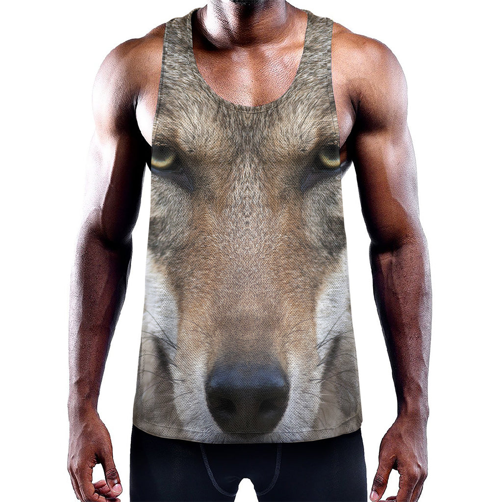 Jungle Wolf Print Training Tank Top