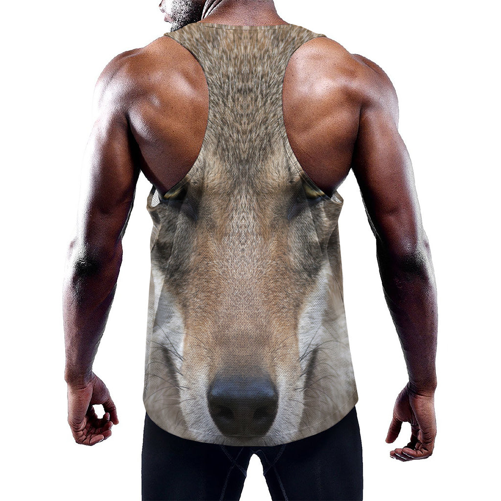 Jungle Wolf Print Training Tank Top