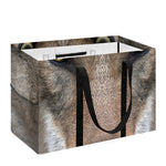 Jungle Wolf Print Utility Tote Bag