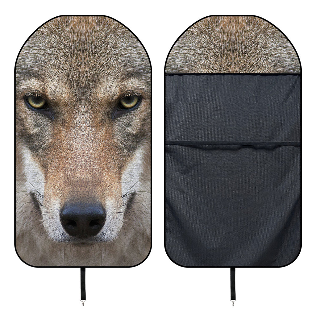 Jungle Wolf Print Waterproof Car Seat Cover