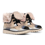 Jungle Wolf Print Winter Boots