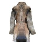 Jungle Wolf Print Women's Bathrobe