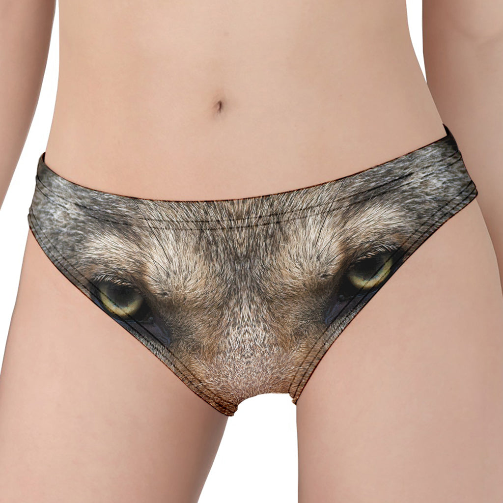 Jungle Wolf Print Women's Panties