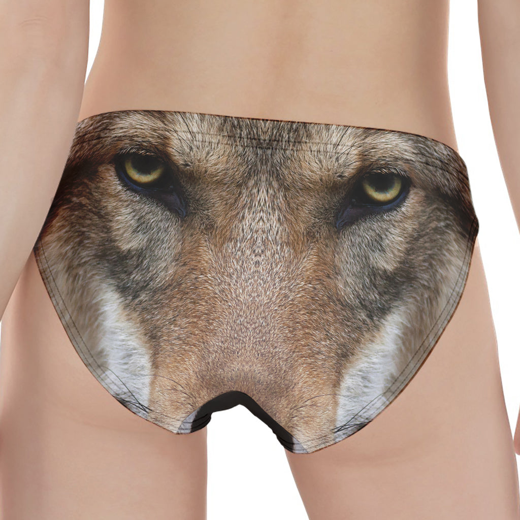 Jungle Wolf Print Women's Panties