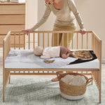 Karate Cat Print Baby Crib Sheet