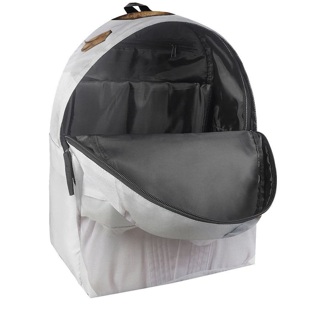 Karate Cat Print Backpack