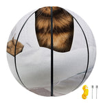 Karate Cat Print Basketball