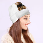 Karate Cat Print Beanie