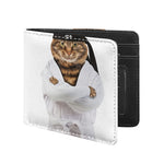 Karate Cat Print Bifold Wallet