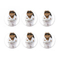 Karate Cat Print Coaster Set