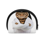 Karate Cat Print Coin Purse