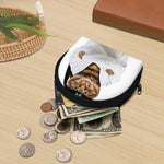 Karate Cat Print Coin Purse