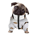 Karate Cat Print Dog Zip Up Jacket