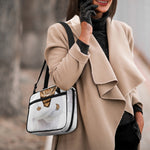 Karate Cat Print Double Strap Bible Bag