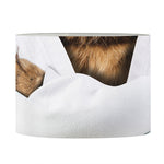 Karate Cat Print Drum Lamp Shade