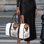 Karate Cat Print Duffle Bag