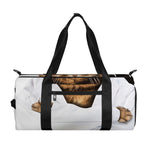 Karate Cat Print Gym Bag