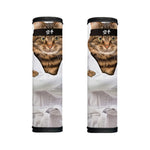 Karate Cat Print Handle Covers