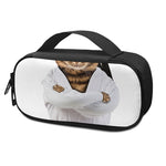 Karate Cat Print Insulin Cooler Travel Case