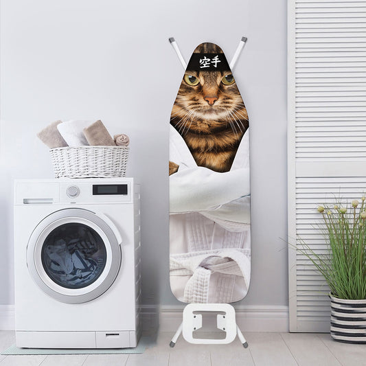 Karate Cat Print Ironing Board Cover