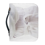 Karate Cat Print Leather Bible Cover