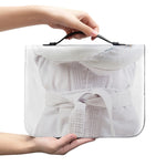 Karate Cat Print Leather Bible Cover