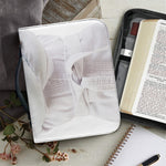 Karate Cat Print Leather Bible Cover