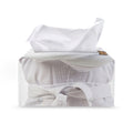 Karate Cat Print Leather Tissue Box Cover