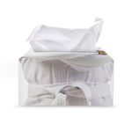 Karate Cat Print Leather Tissue Box Cover