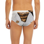 Karate Cat Print Men's Briefs