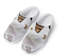 Karate Cat Print Mesh Casual Shoes