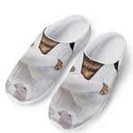 Karate Cat Print Mesh Casual Shoes