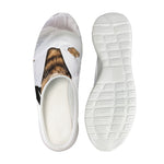 Karate Cat Print Mesh Casual Shoes
