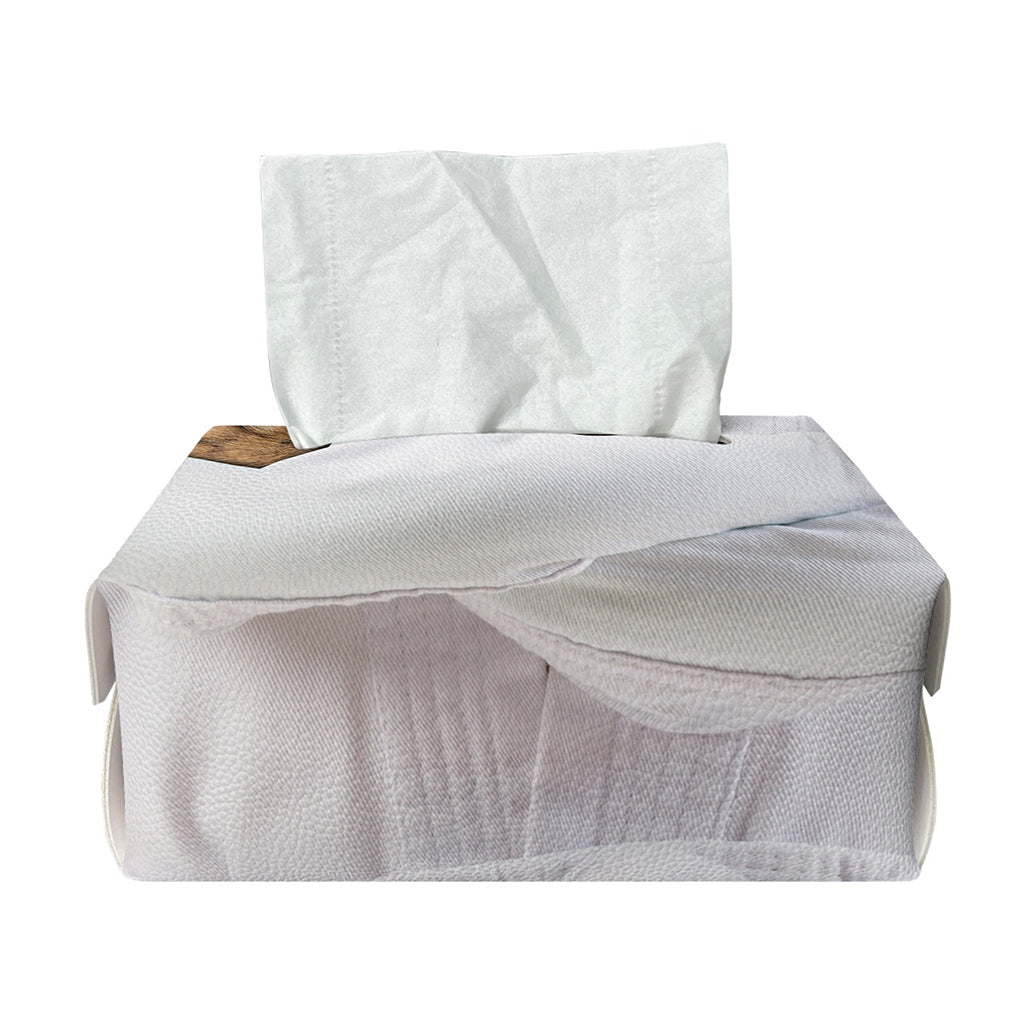 Karate Cat Print Rectangle Tissue Box Cover