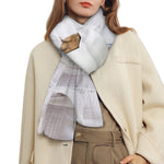 Karate Cat Print Scarf