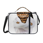 Karate Cat Print Shoulder Strap Bible Bag