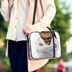 Karate Cat Print Shoulder Strap Bible Bag