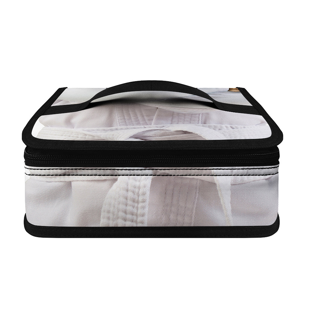 Karate Cat Print Small Lunch Bag