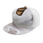 Karate Cat Print Snapback Cap