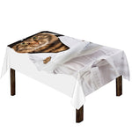 Karate Cat Print Tablecloth