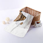 Karate Cat Print Towel