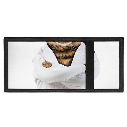 Karate Cat Print Trifold Wallet